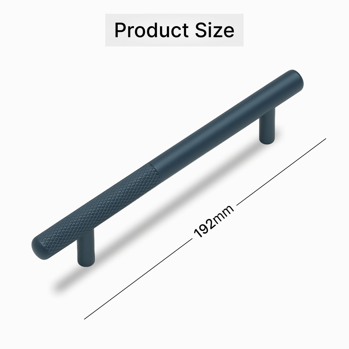 Two Tone Versatile Wardrobe Handles in Silver Finish Choices