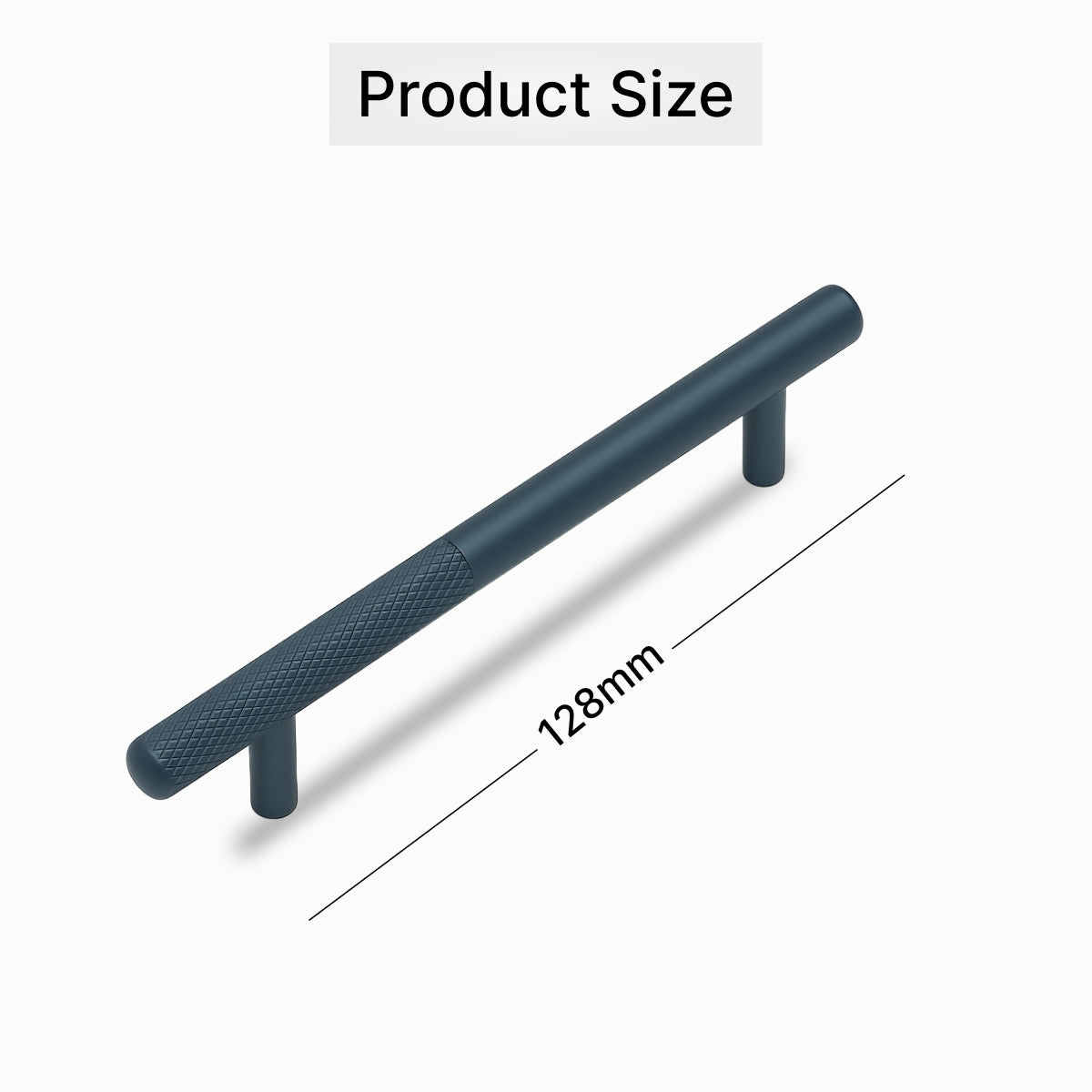 Two Tone Versatile Wardrobe Handles in Silver Finish Choices