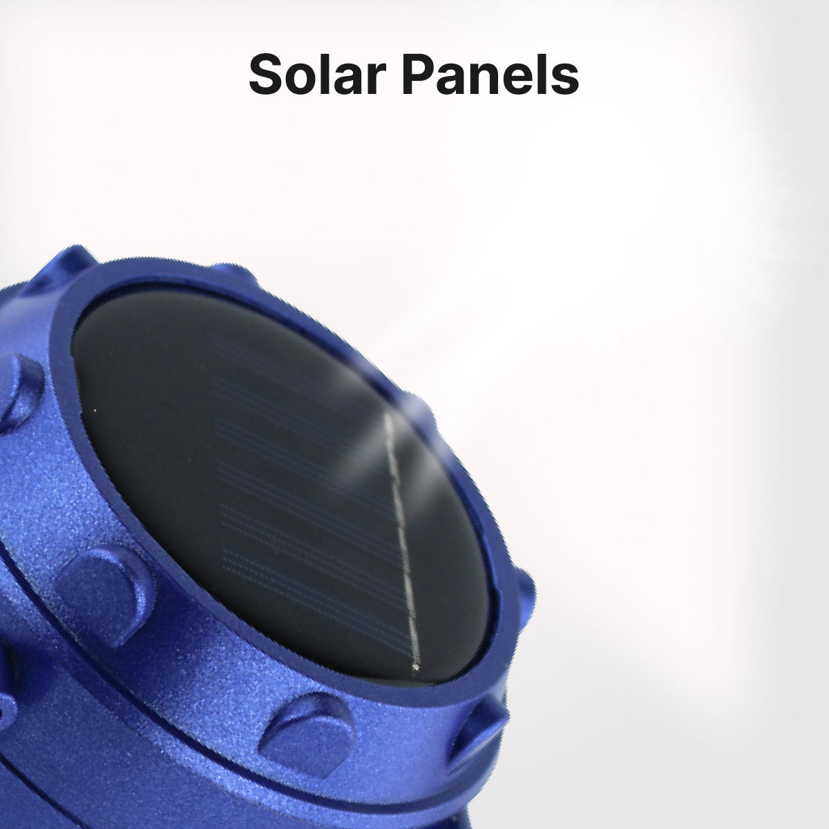 Blue Collapsible Solar LED Camping Lantern – Super Bright & Portable