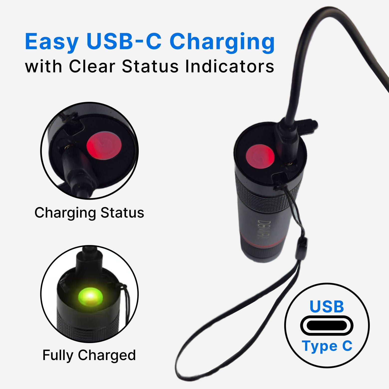 Rechargeable LED Flashlight – Super Bright & Waterproof