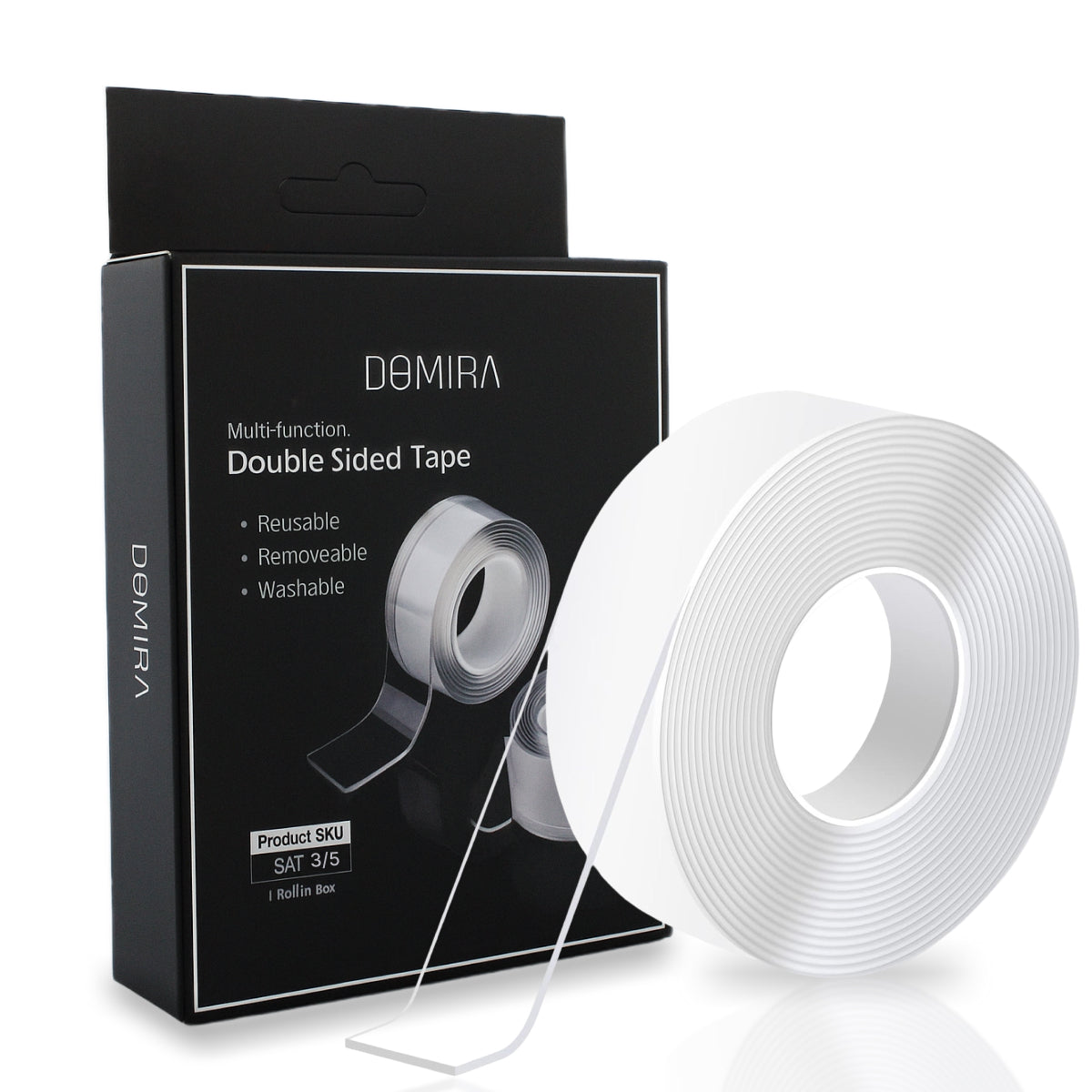 Transparent Nano Double-Sided Tape 5M – 2mm Thick, 3cm Wide, Reusable