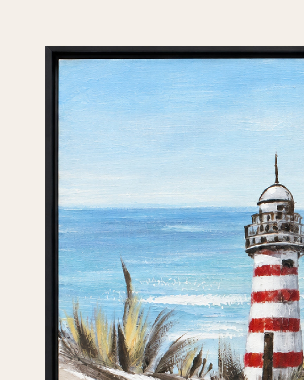 Reminiscence Handmade Lighthouse Painting