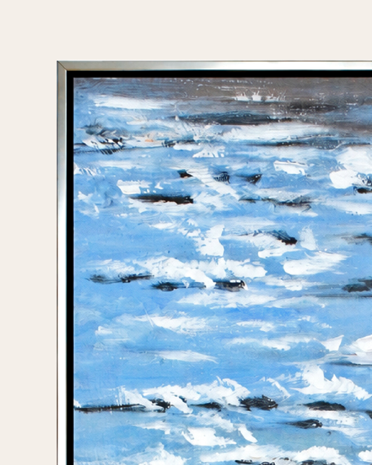 Untethered Woman by the Sea Painting