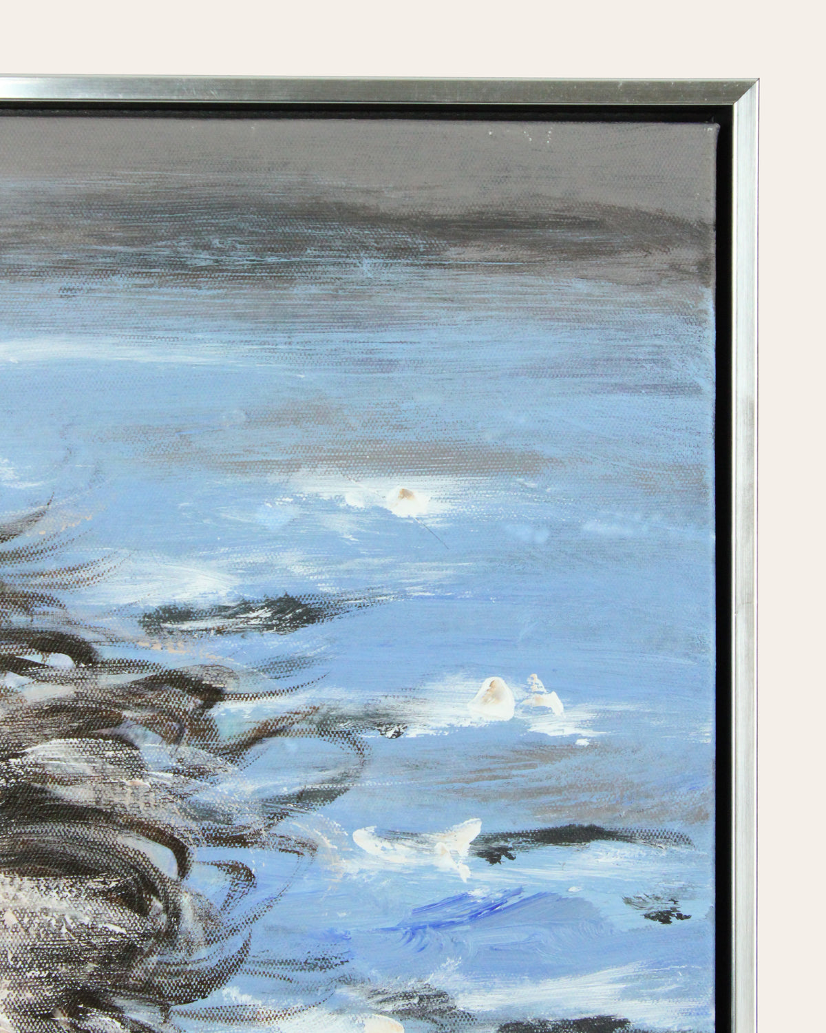 Untethered Woman by the Sea Painting