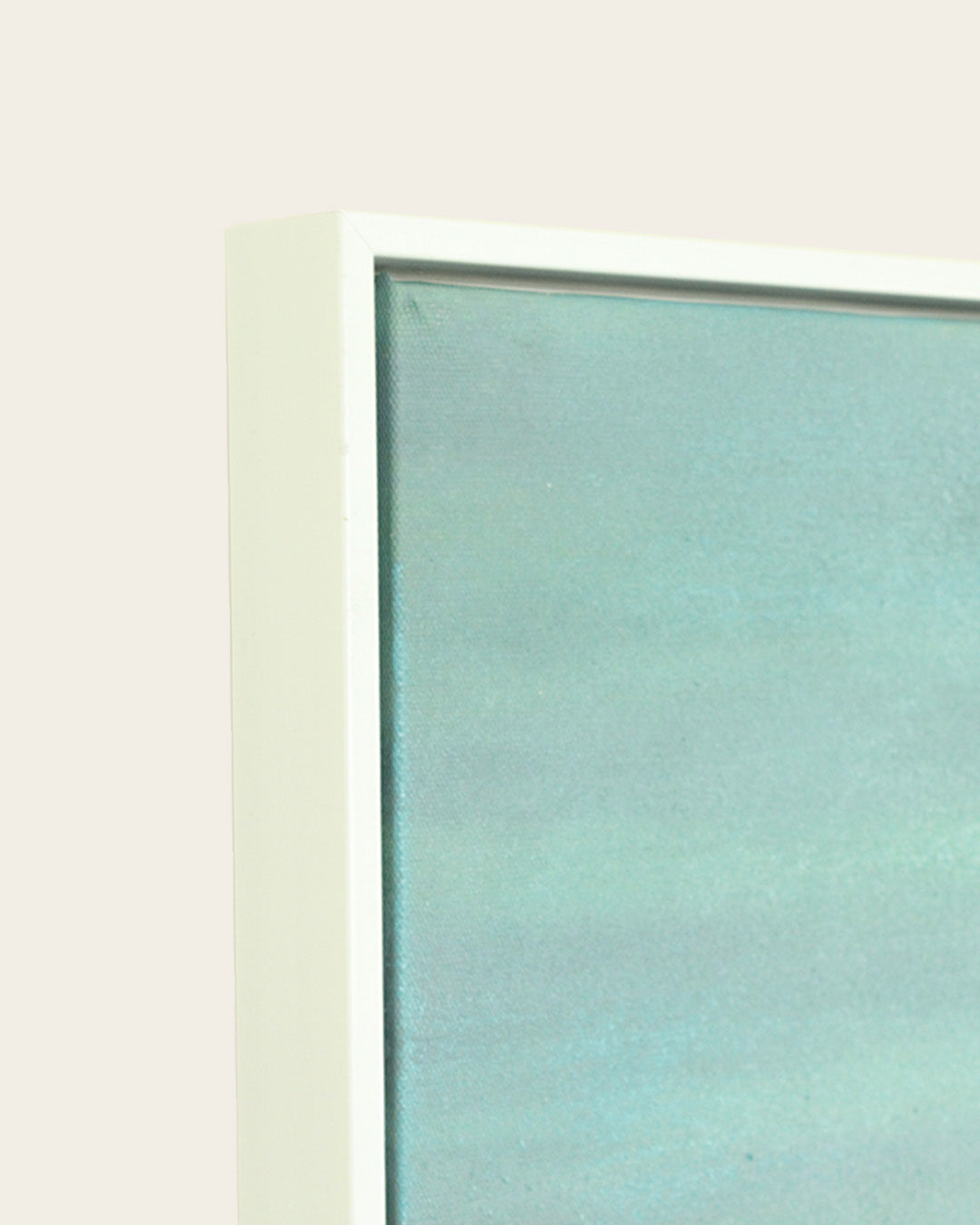 A Flurry of Wings white bird wall art side profile of the white frame