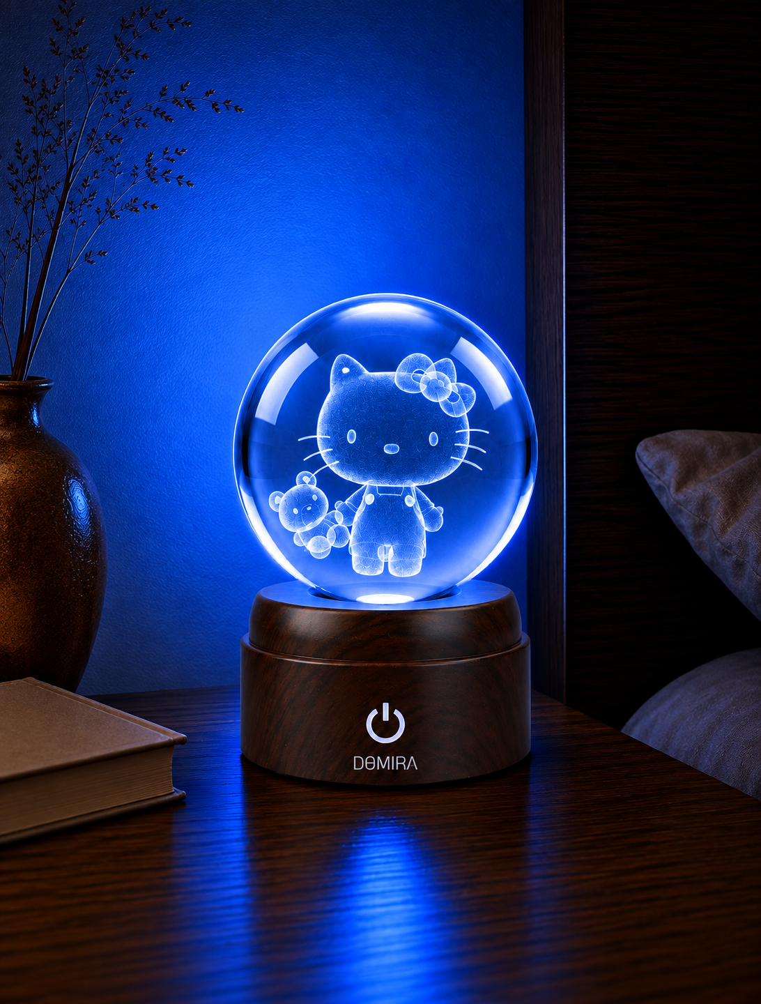 Sweet Adventure crystal globe glowing blue