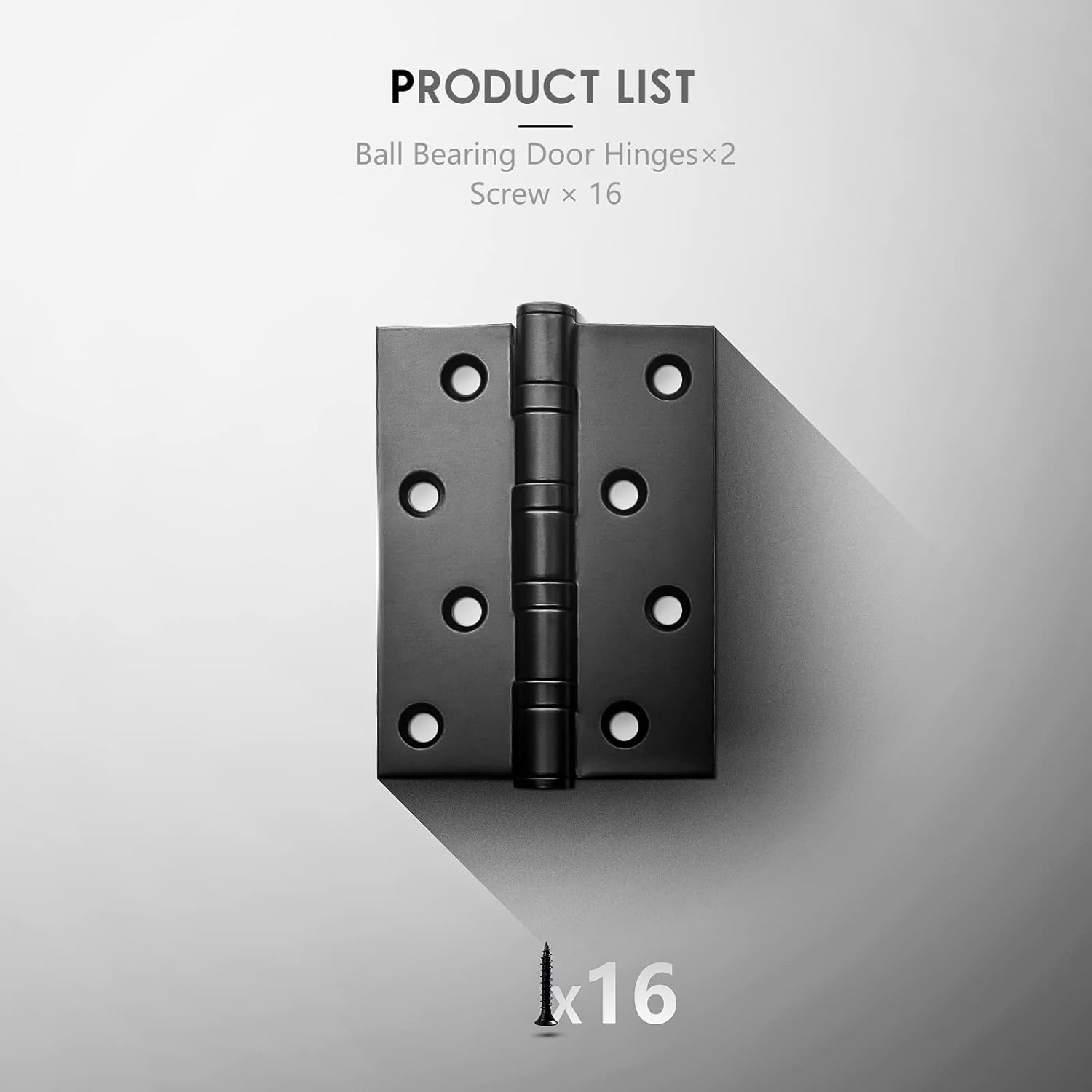 Black 4 inch kitchen cupboard door hinges