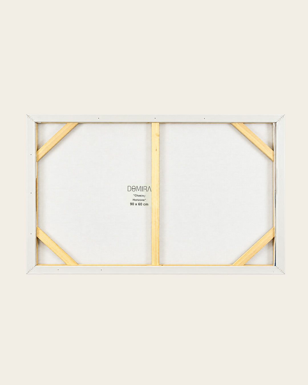 Chasing Horizons sailing boat resin wall art back of the artwork