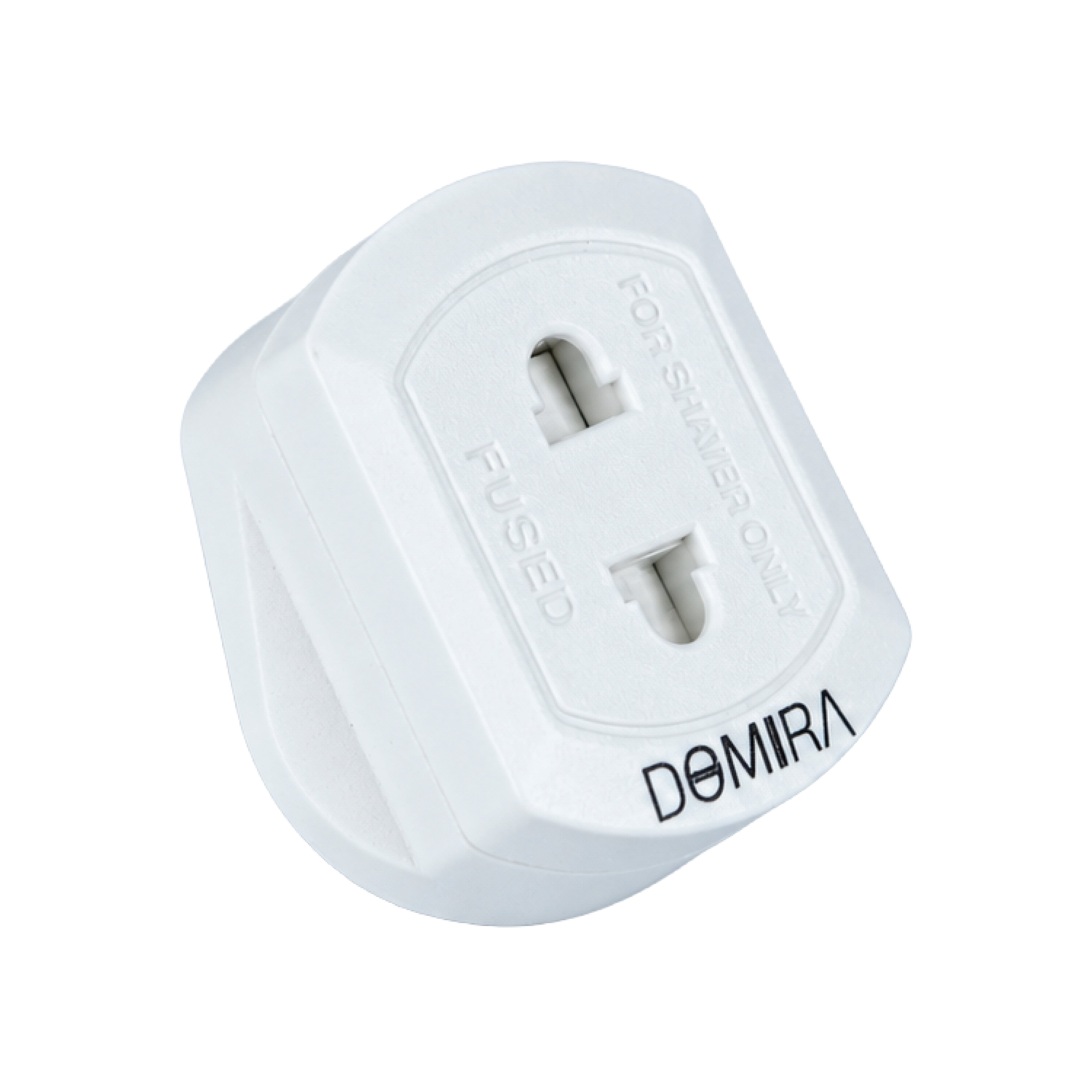 Angled product image of the DOMIRA 2
Pack UK toothbrush adapters for multiple
users or travel.