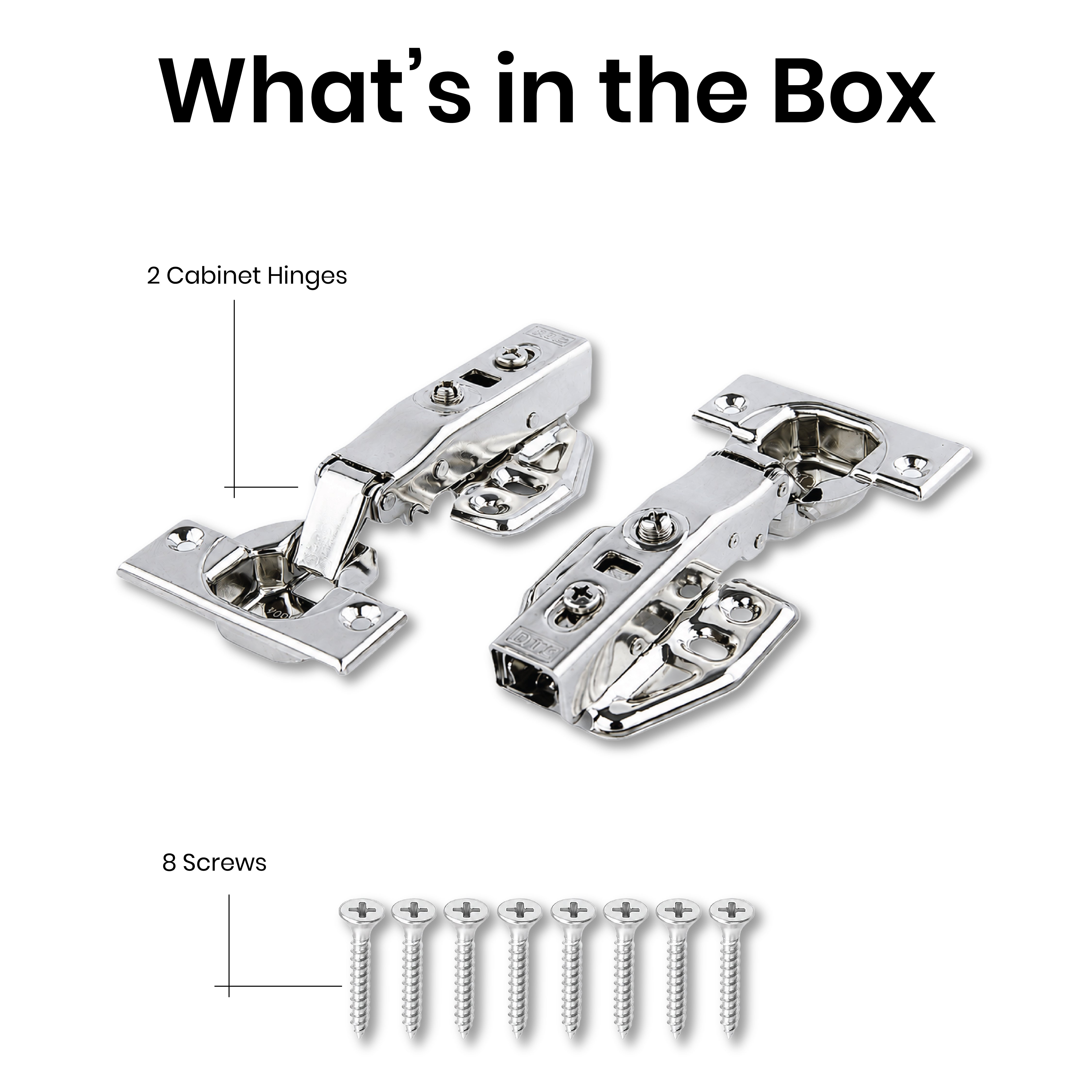 DOMIRA Cabinet Hinges Soft Close 4 Inch Stainless Steel Heavy Duty for Kitchen Cabinets & Furniture Doors (Pack of 2–20)