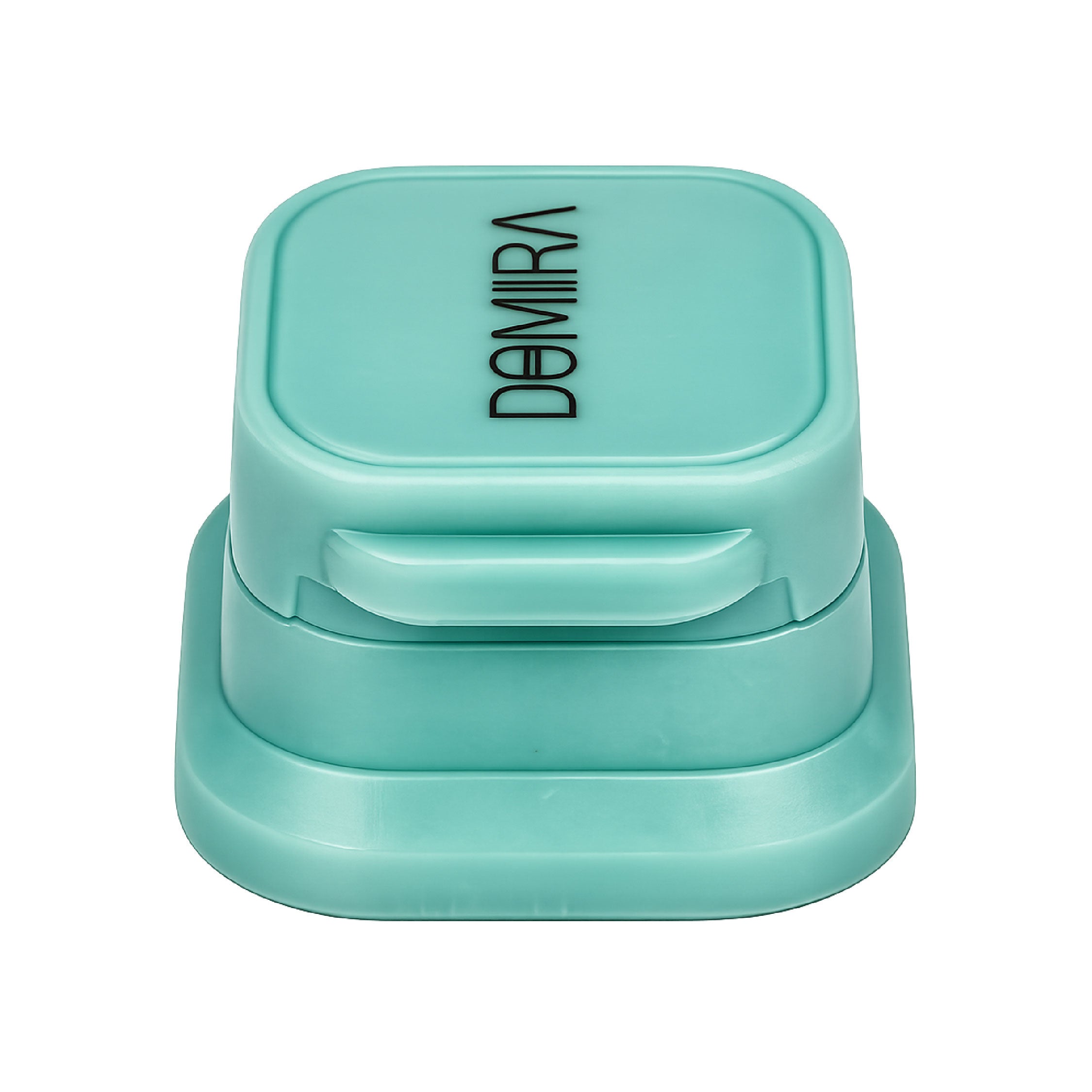 Side view of DOMIRA Green magnetic
cable holder clips showing compact
cable organiser design and magnetic
locking mechanism.