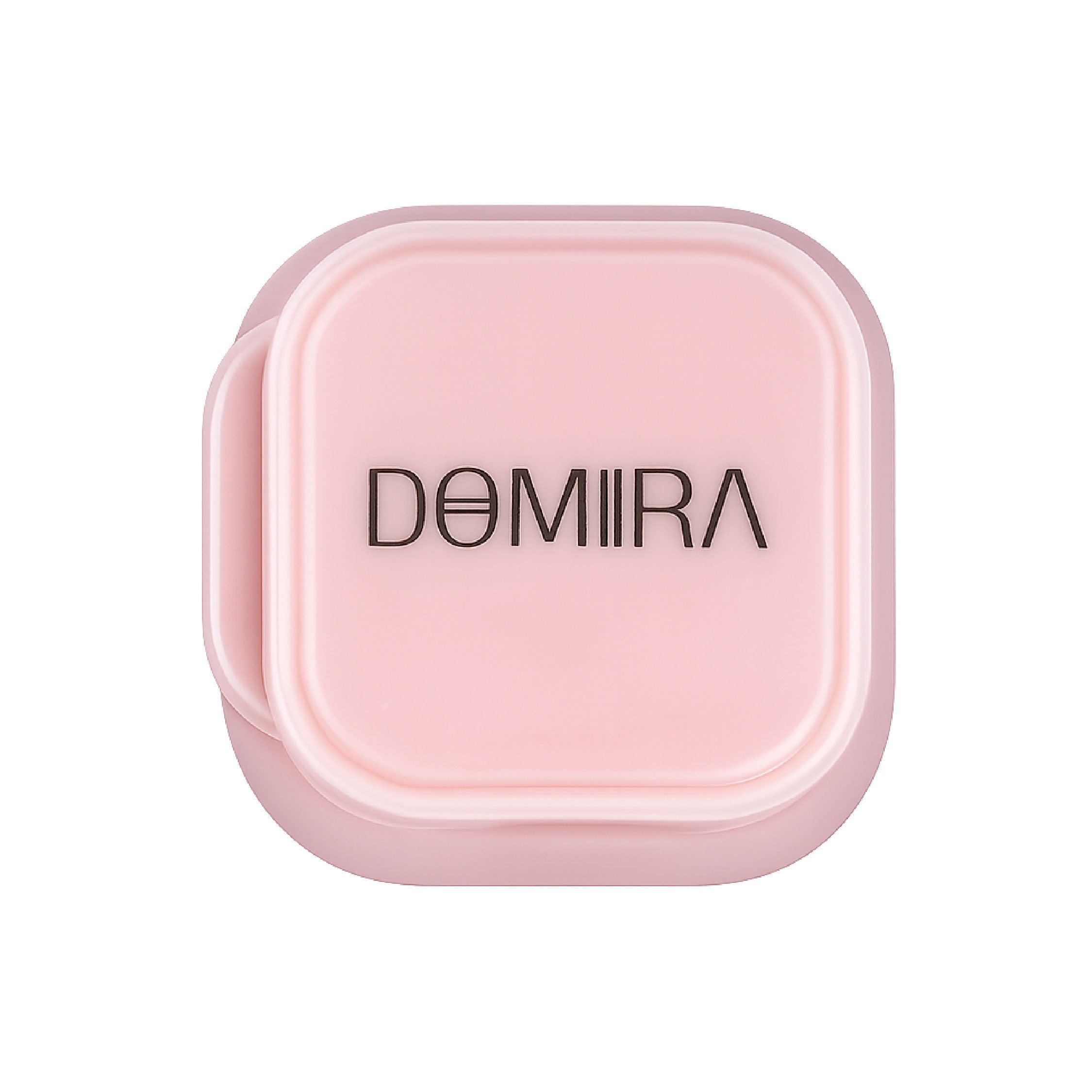 Top view of DOMIRA Pink magnetic
cable holder clips showing compact
design and magnetic cable organiser
construction for desk cable
management.