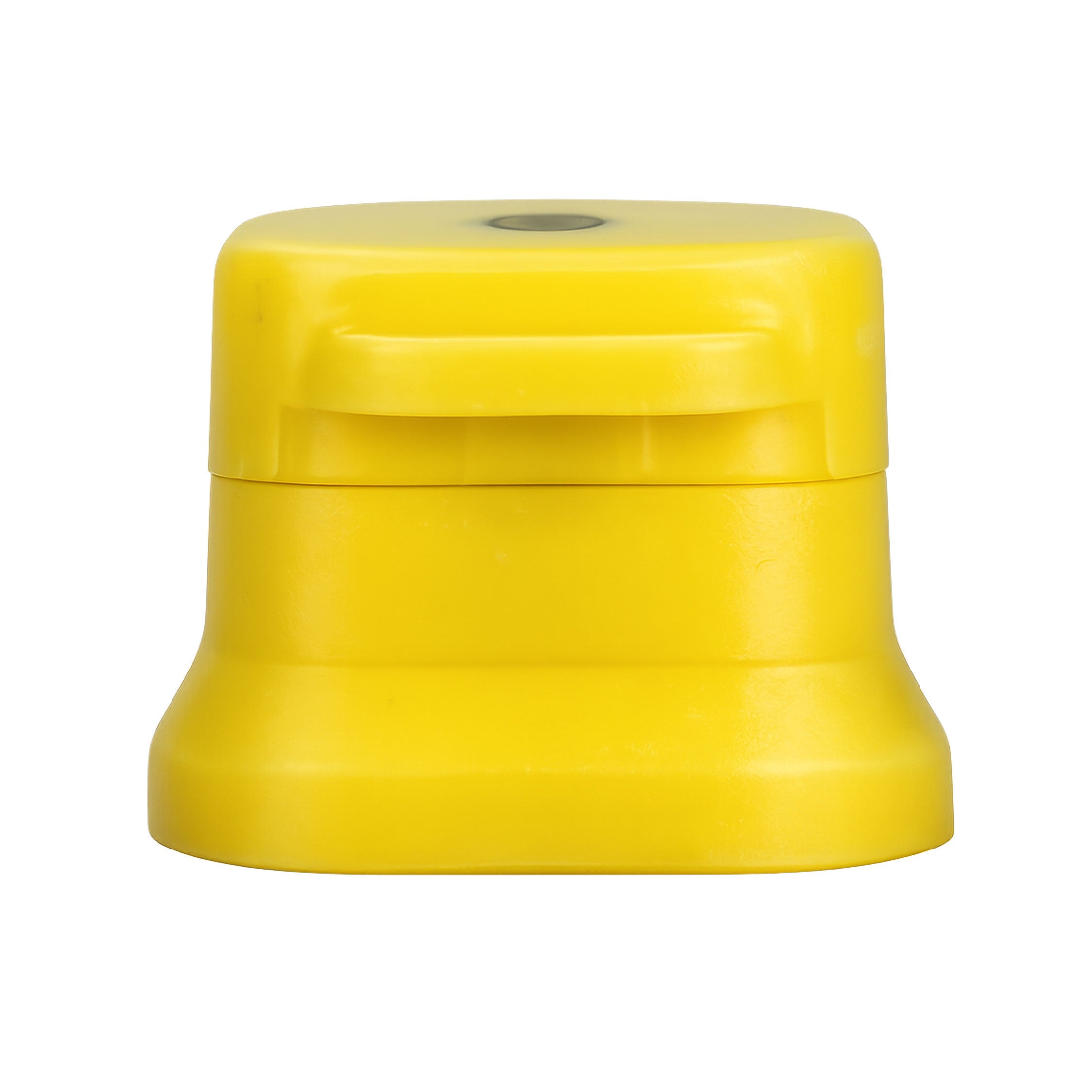 Side view of DOMIRA Yellow magnetic
cable holder clips showing compact
cable organiser design and magnetic
locking mechanism.