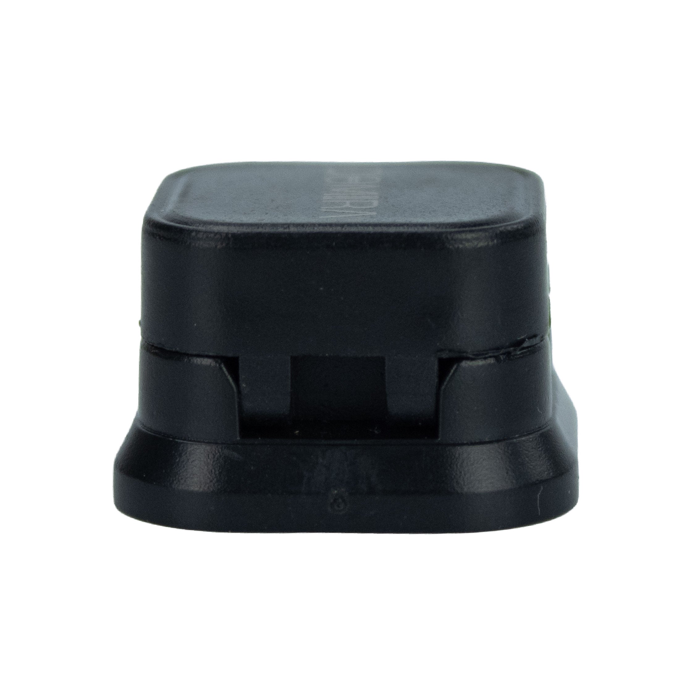 DOMIRA magnetic clip for desk cable management and under desk cable organisation, black