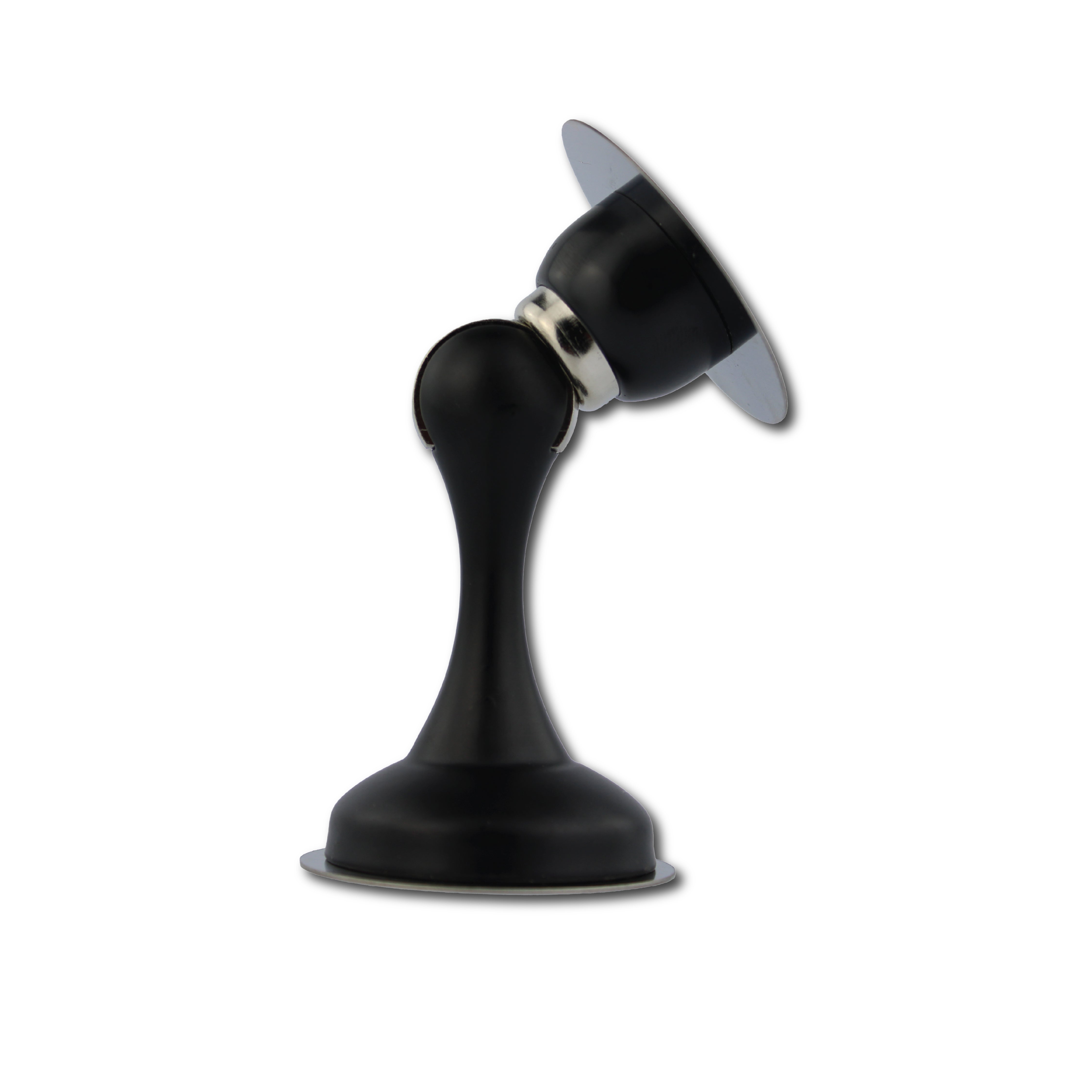 DOMIRA Magnetic Door Stopper Heavy Duty Door Stop Metal Black Finish No Drill Strong Hold 1 Pack