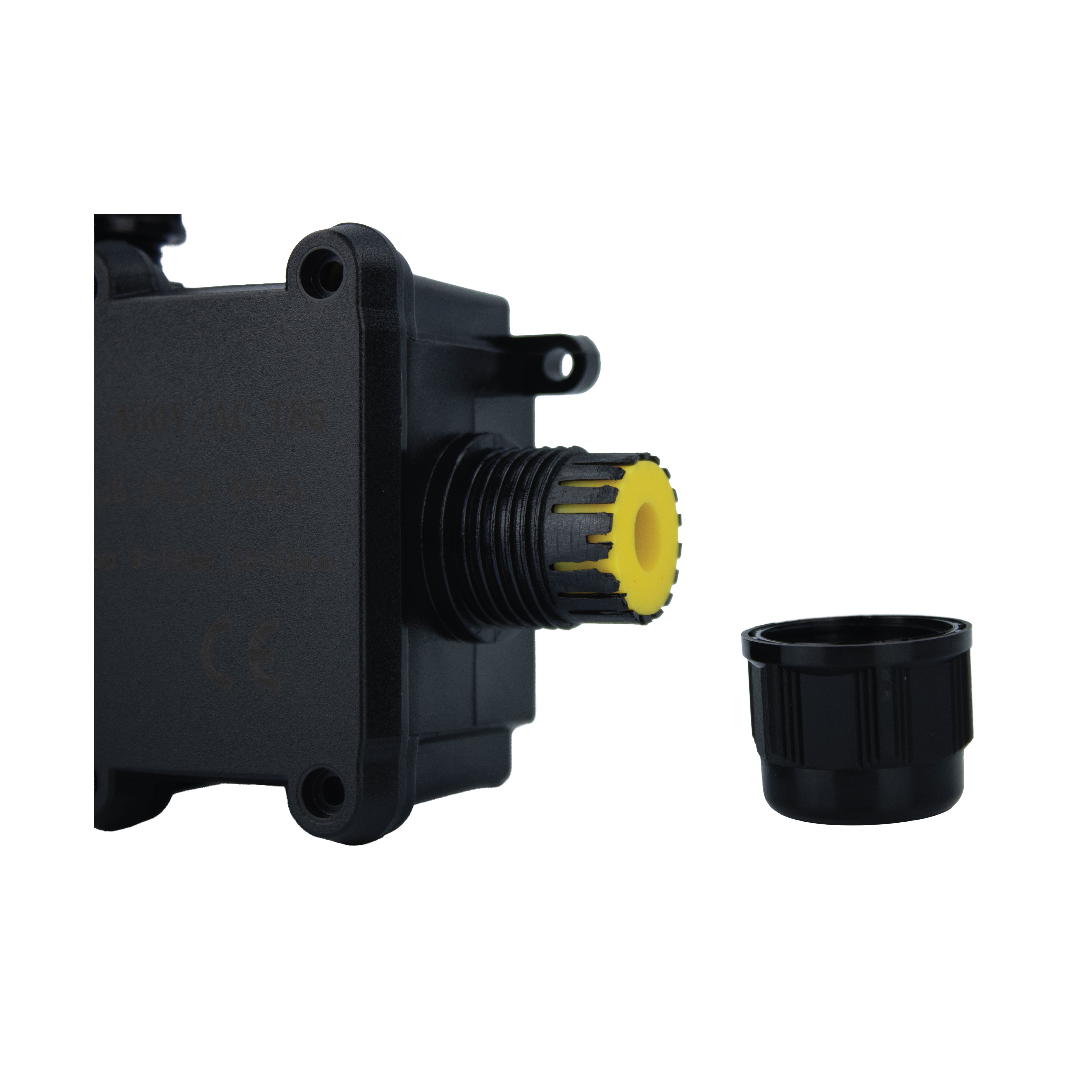 DOMIRA outdoor junction box for outdoor electrical connections and cable wiring, 3 way