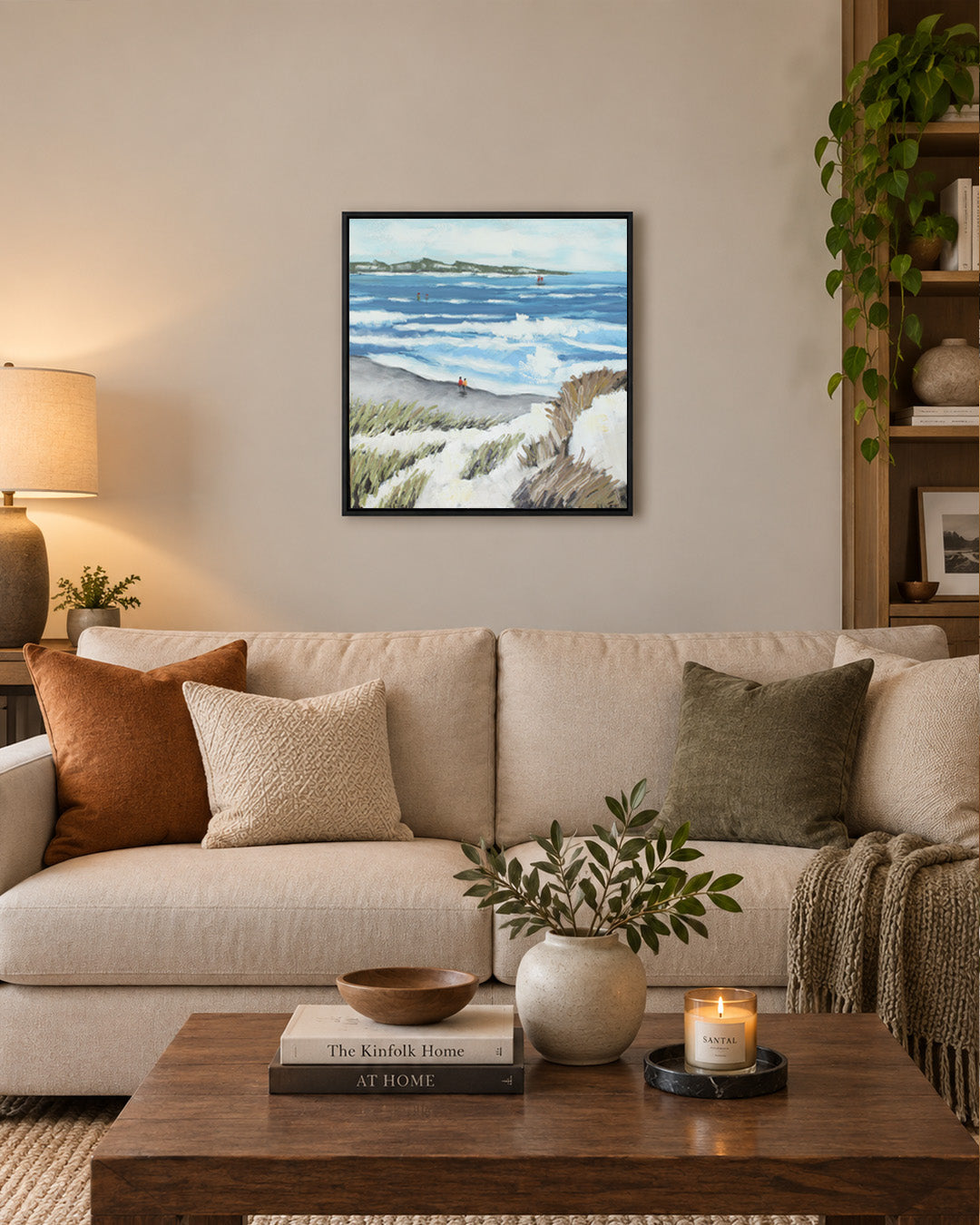 The Tide Between Us Beach Painting