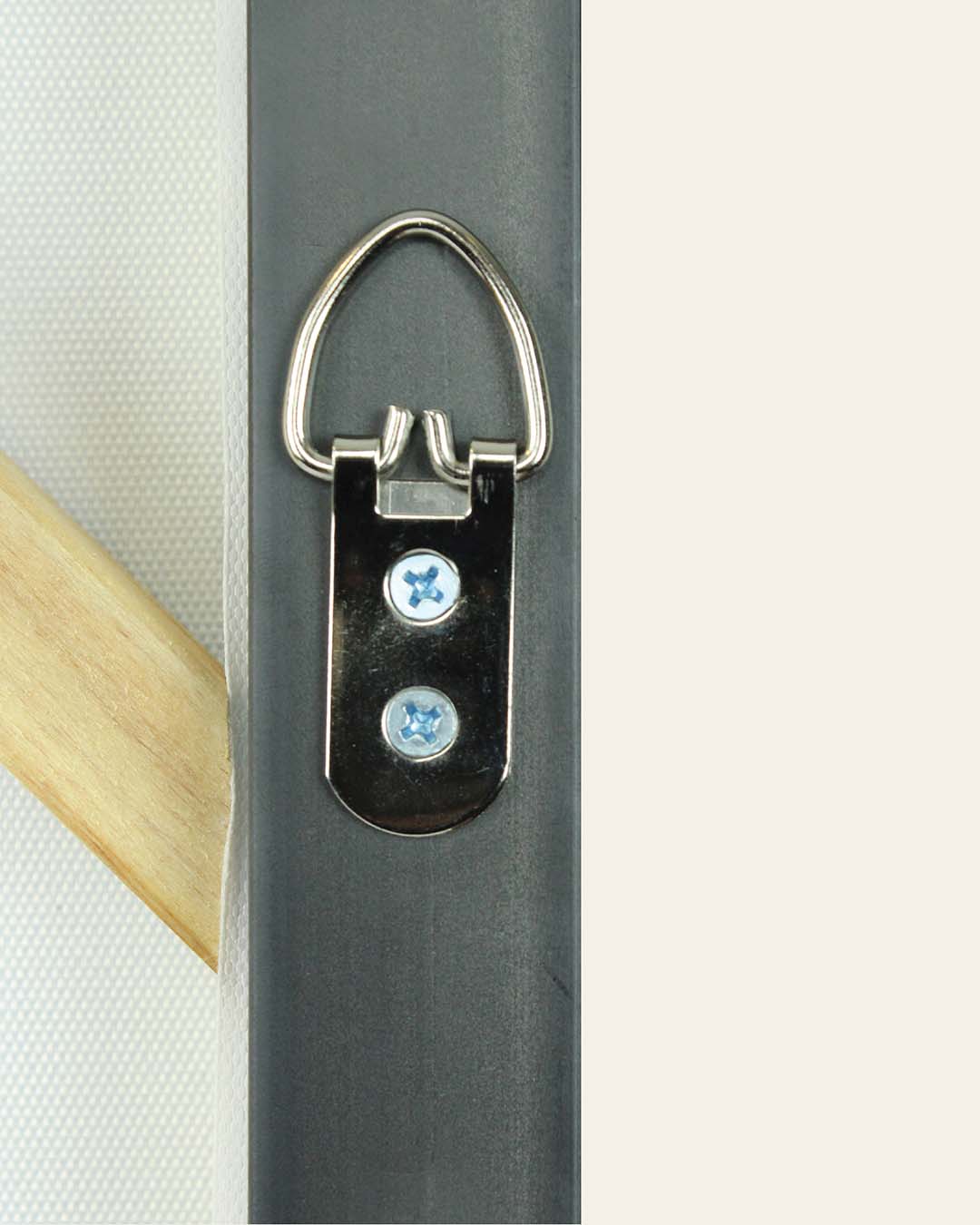 Four in Bloom tulip painting hanging hook on the back