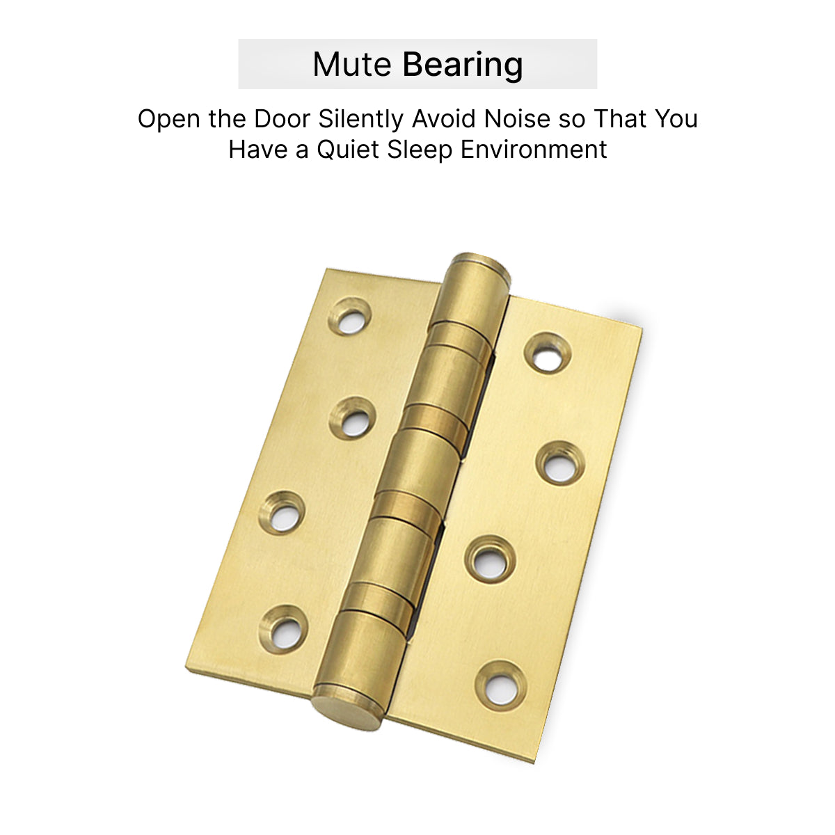Gold 4 inch cabinet door hinges product image
