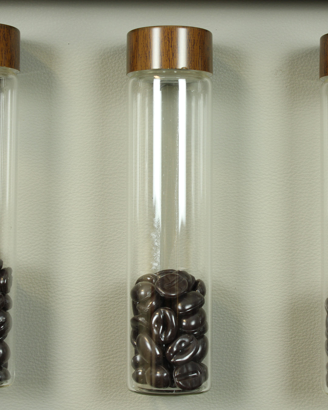 Ritual of Coffee coffee grinder 3D shadow box wall art close-up of the coffee bean vial