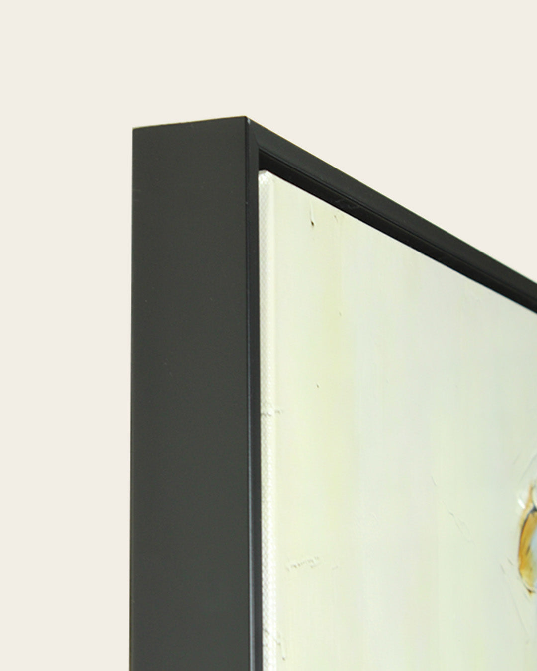 She Arrived woman resin wall art side profile of the black frame