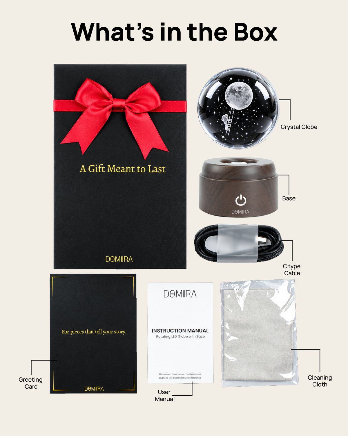 What's in the box with the Beyond Limits crystal globe
