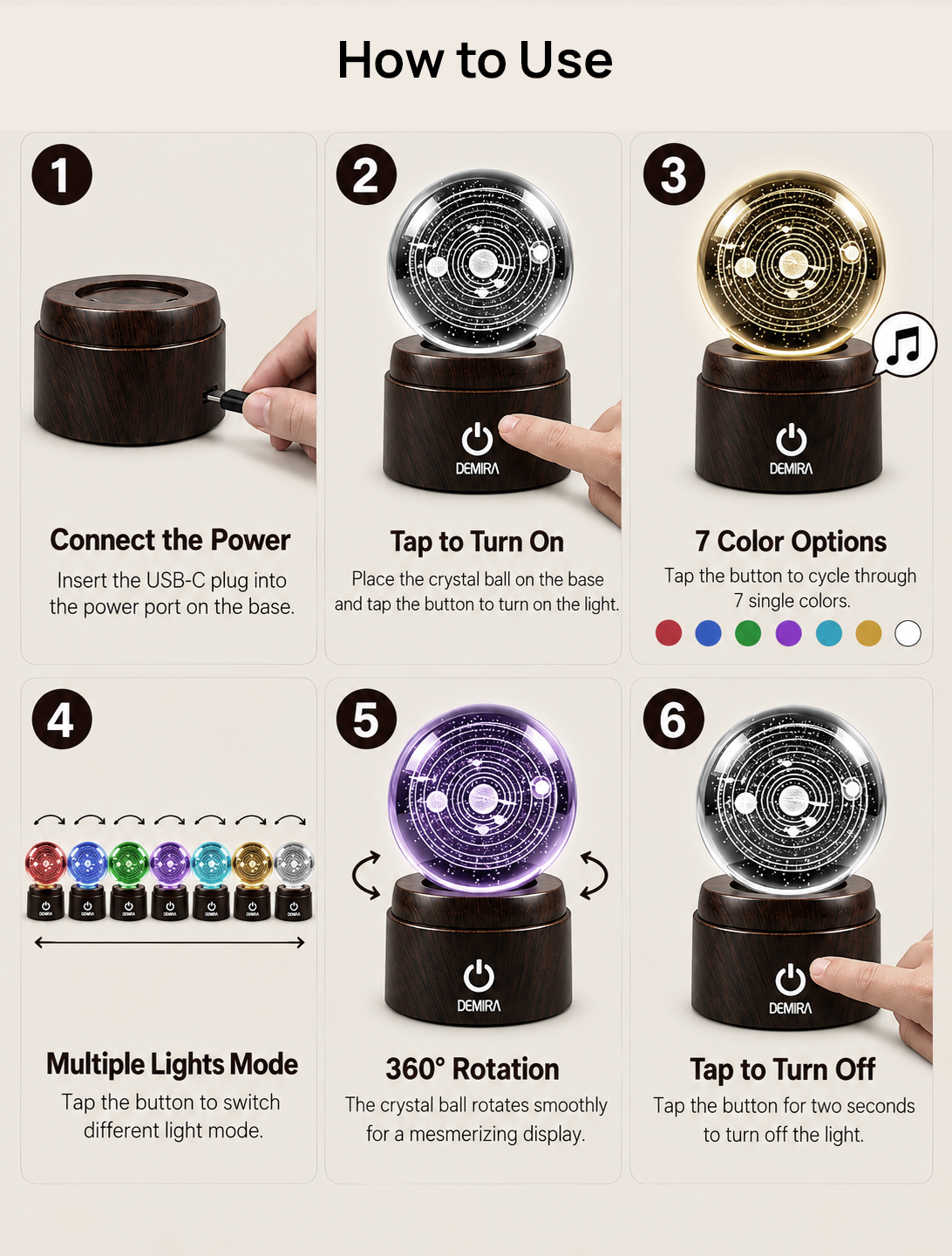 How to use the Solar Odyssey crystal globe