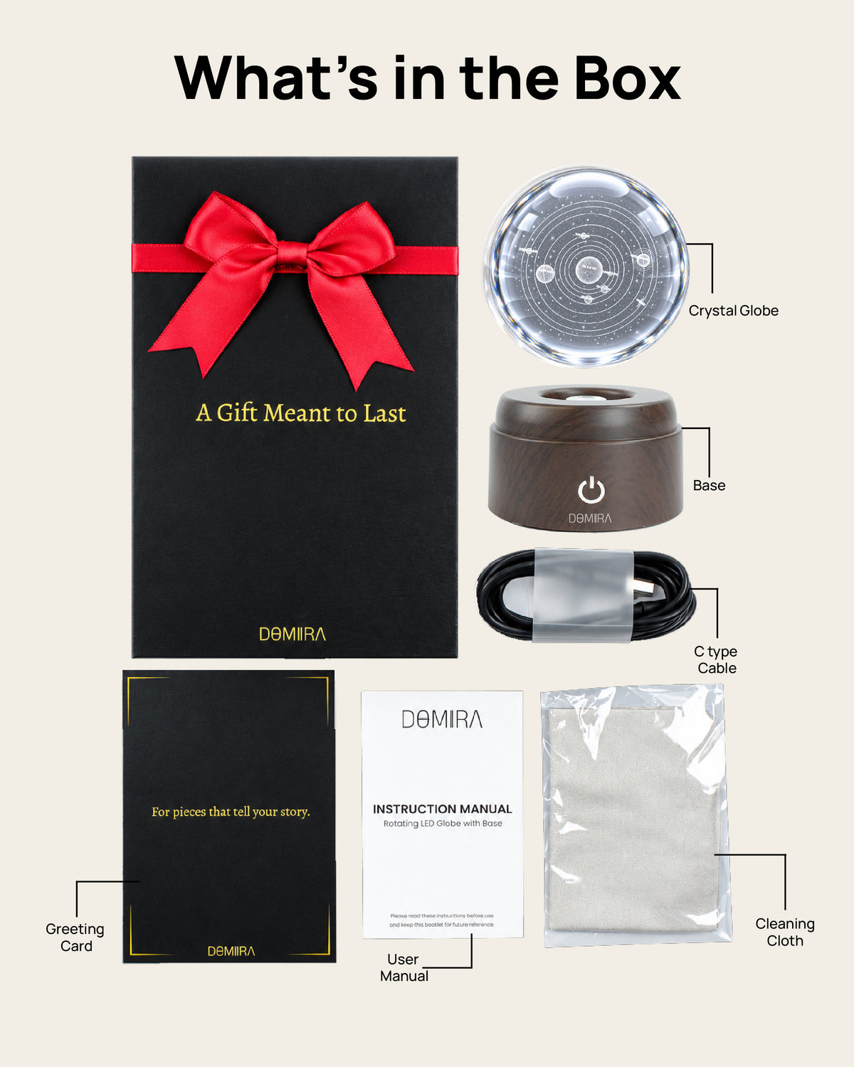 What's in the box with the Solar Odyssey crystal globe