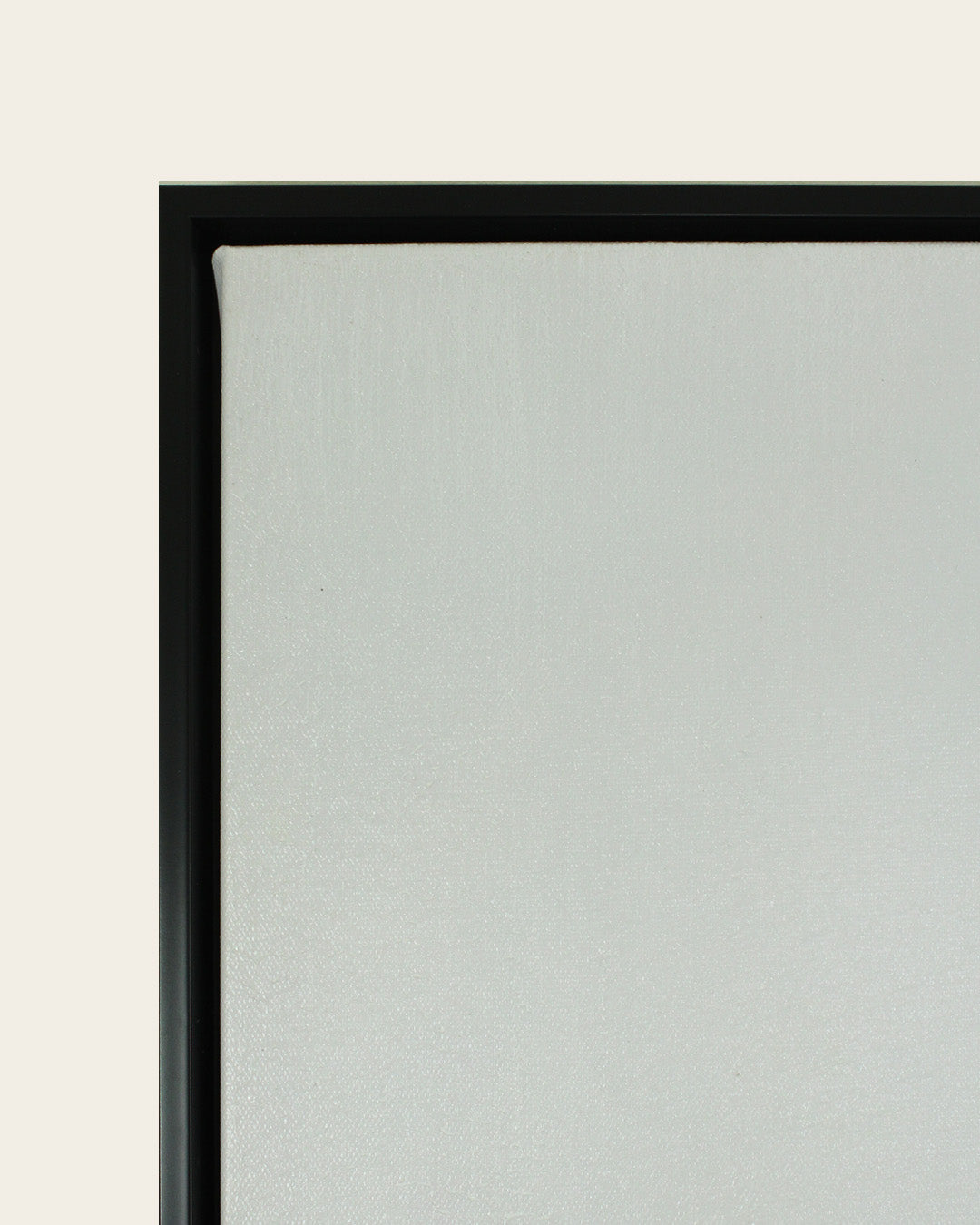 Terracotta Days neutral still life wall art black frame corner detail