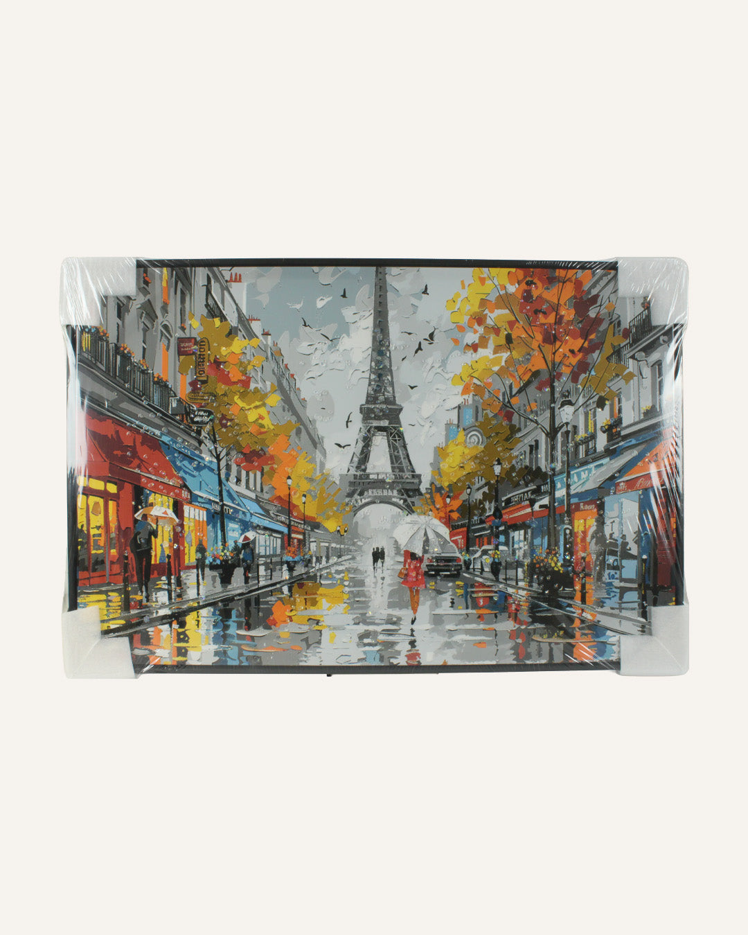 That Afternoon in Paris Eiffel Tower resin wall art with corner protectors for delivery