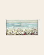 The Calm Before white poppy painting front view