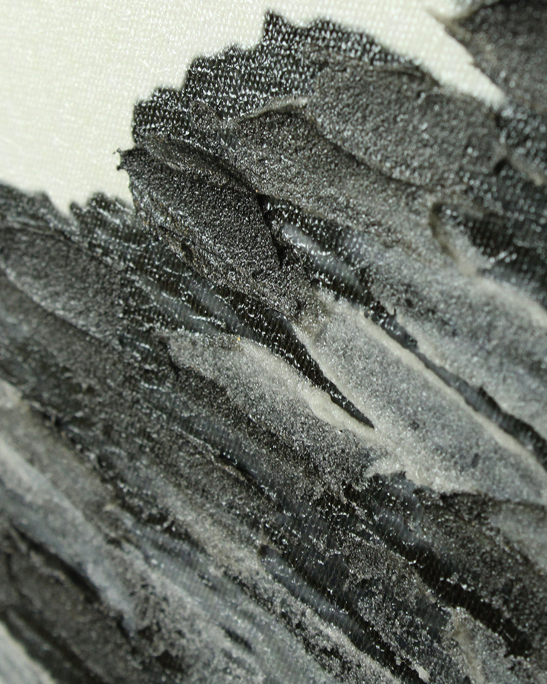 The Ridge minimalist seascape wall art close-up of the raised rock texture