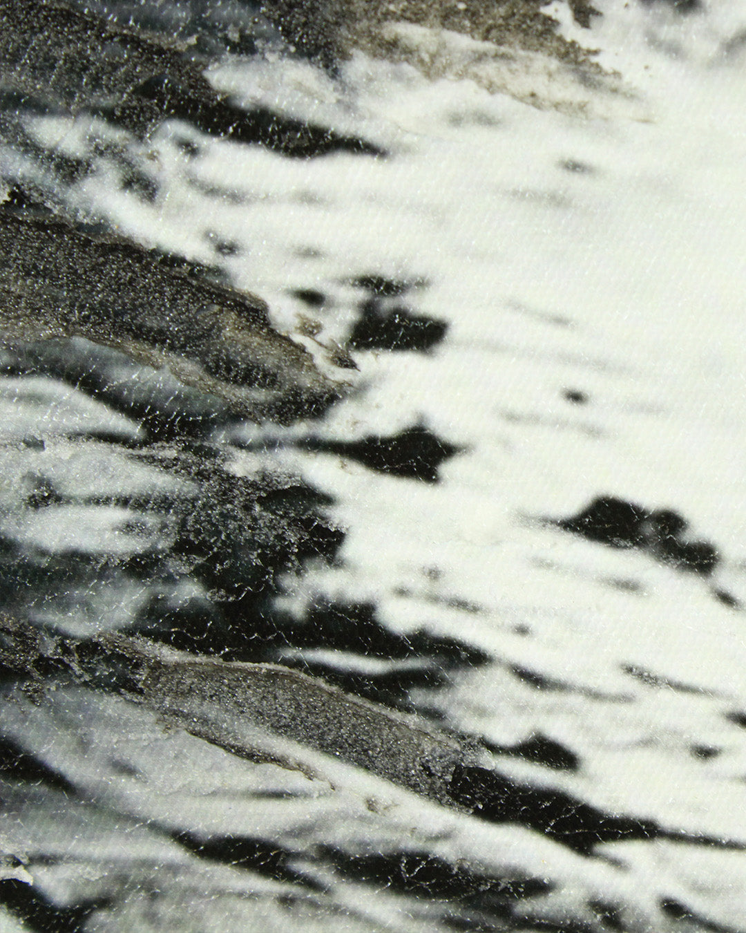 The Ridge minimalist seascape wall art close-up of the textured ridge