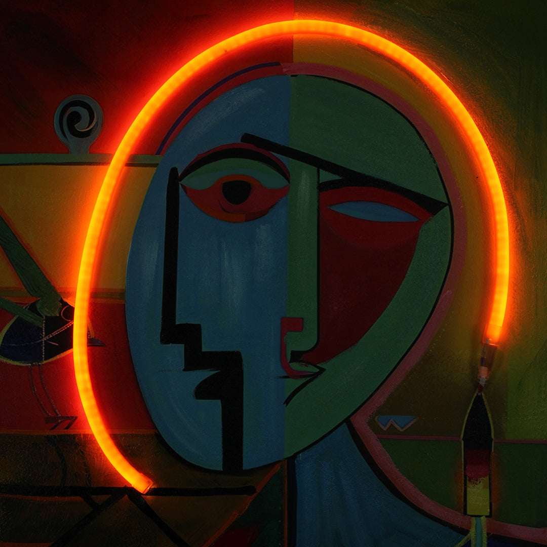 The Unsaid – Cubist Portrait Painting