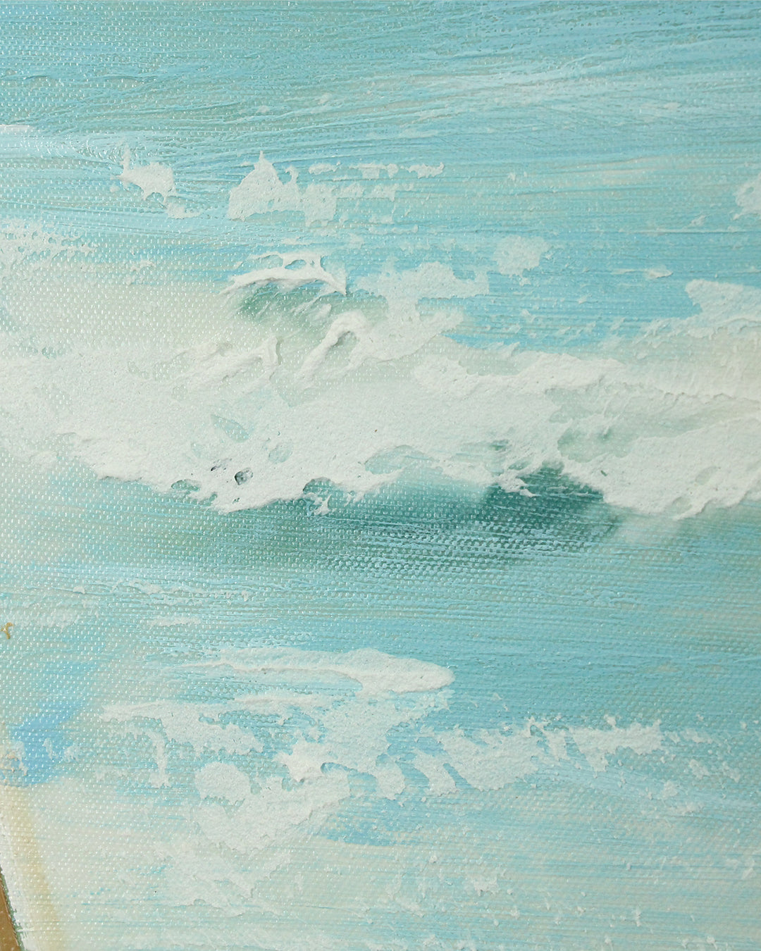 The View We Kept beach house wall art close-up of the waves
