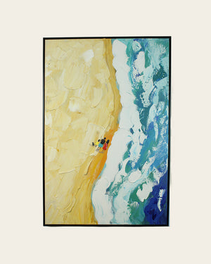 The Walk aerial beach painting front view
