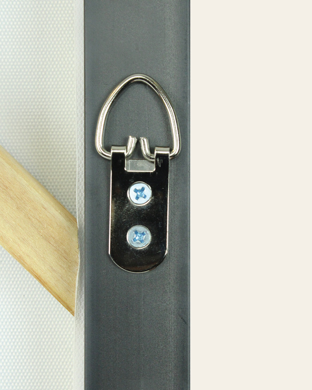 The Weight of Sound cello wood and metal wall art hanging hook on the back