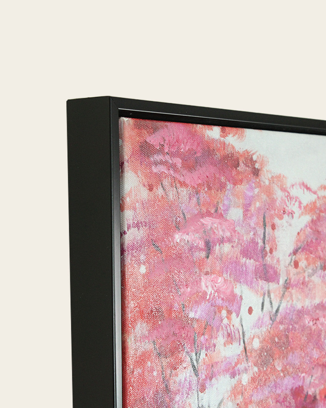 Toward the Tower paris cityscape wall art side profile of the black frame
