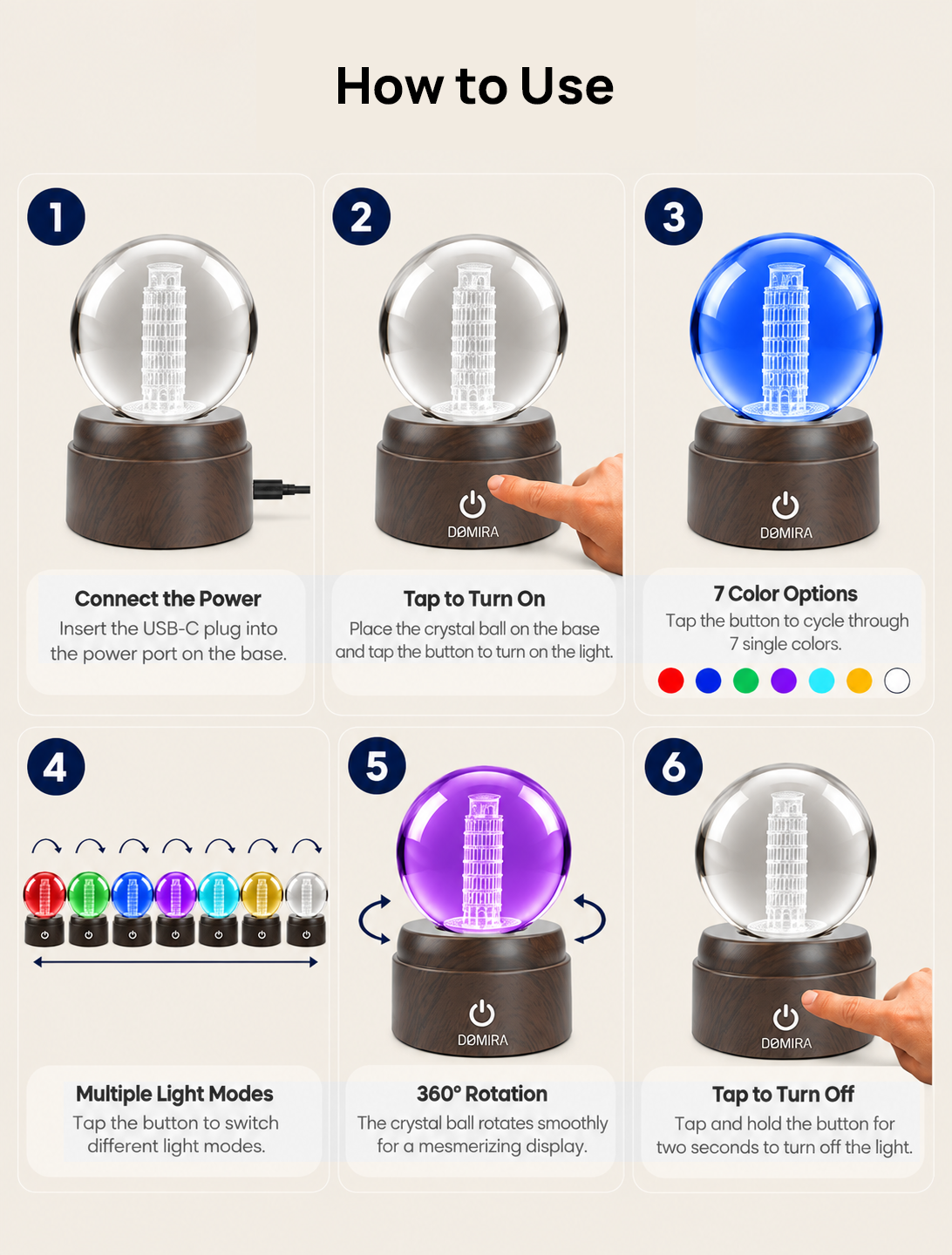 How to use the The Leaning Wonder crystal globe