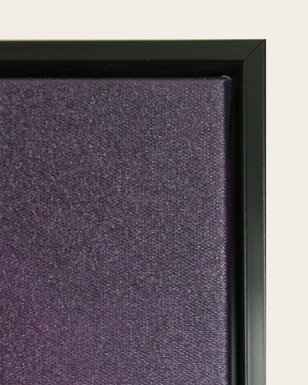 Wild Card playing card LED wall art black frame corner detail