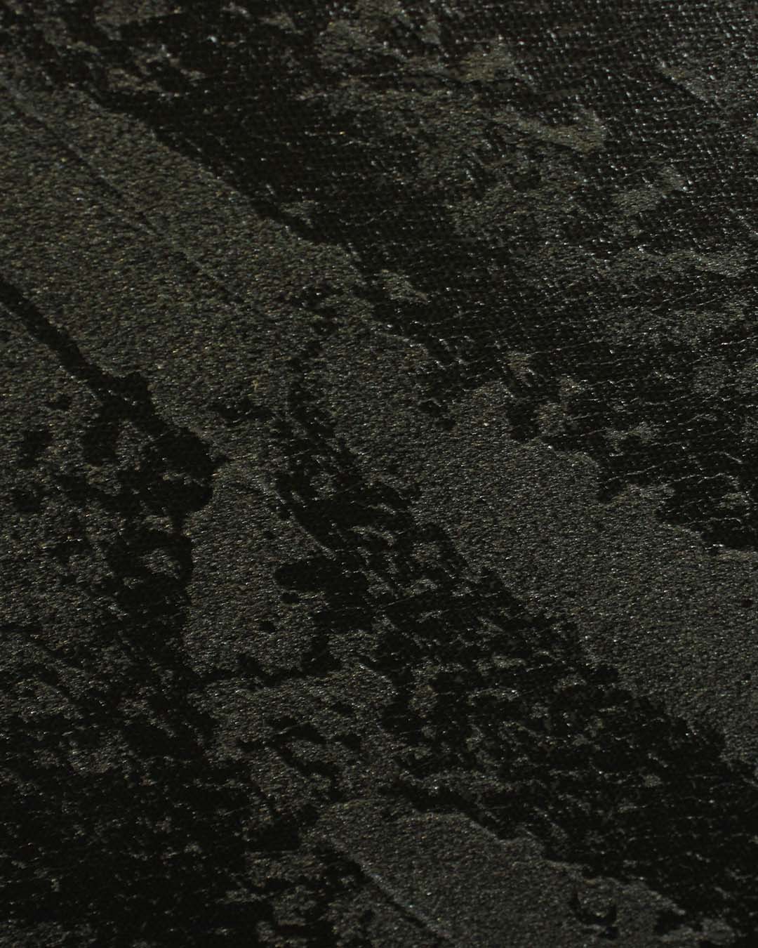 Winter Passage monochrome landscape art close-up of the textured dark field